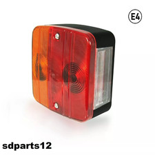 Fanale Faro Posteriore Completo Carrello Appendice Rimorchio Quadrato Omologato