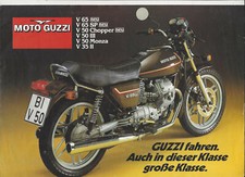 Brochure depliant Moto Guzzi