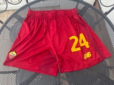 Pantaloncini Calcio Originale As Roma Anno 2021-22 Kumbulla Taglia L