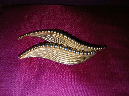 Broche plaqué grosse - or,