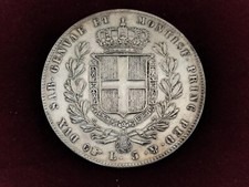 ANTICA MONETA D'ARGENTO 5 LIRE