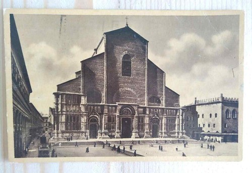 Cartolina bologna basilica - cartolina, .