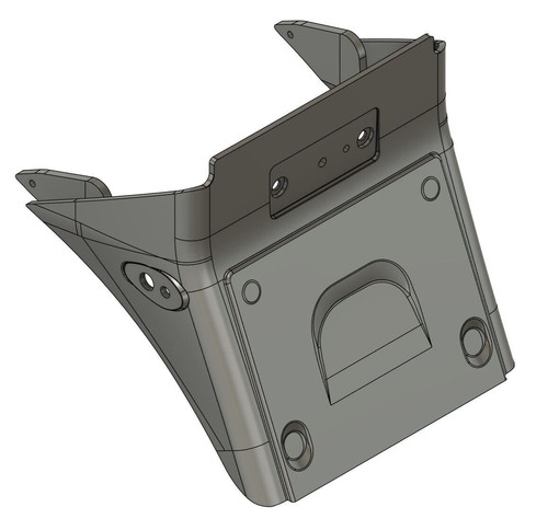 Rear fender bavette - -,