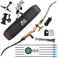 Set arco ricurvo 68" da