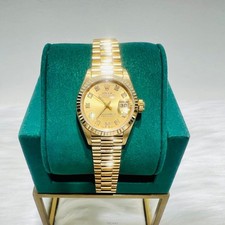 Rolex Datejust 69178 18K Yellow Gold Original Diamond 10p Women's 139240038