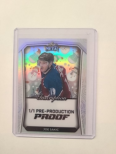 Joe sakic leaf pre - joe, 1/1