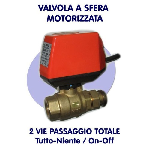 Valvola sfera motorizzata - valvola, a