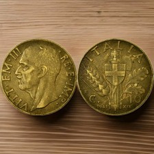 10 CENTESIMI 1941 XIX - IMPERO 2° TIPO - VITTORIO EMANUELE III