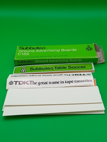 Subbuteo advertising boards