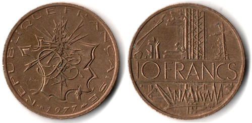 Francia francs 1977 - francs,,