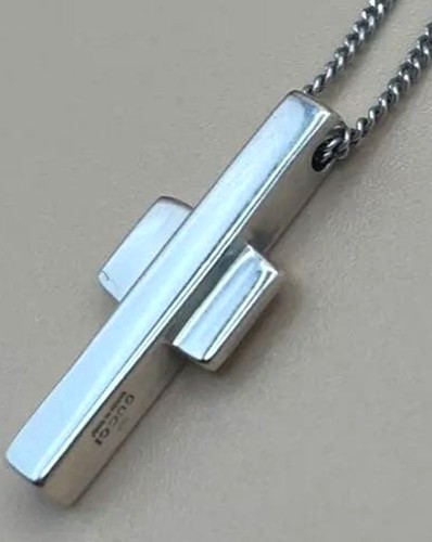 Collana gucci croce ciondolo - collana,