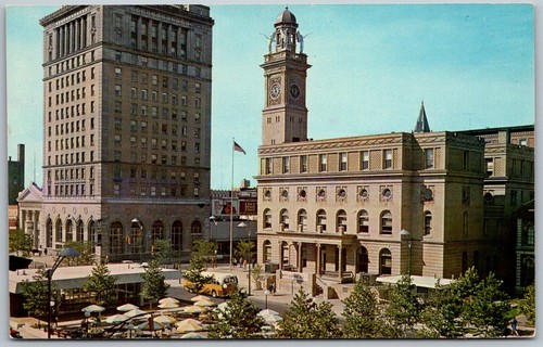 Cartolina canton ohio anni - cartolina,