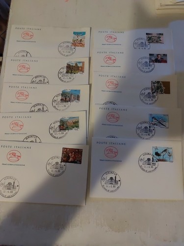 Lotto annulli buste giorno - lotto, 10