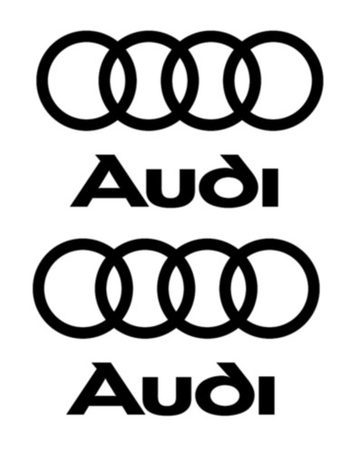 Termoadesivo logo audi - termoadesivo, in