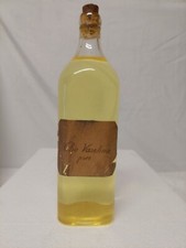 Vecchia Bottiglia Vetro Olio Vaselina Puro