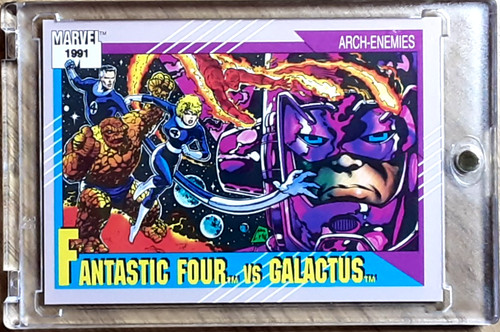 1991 marvel card - 107, fantastic
