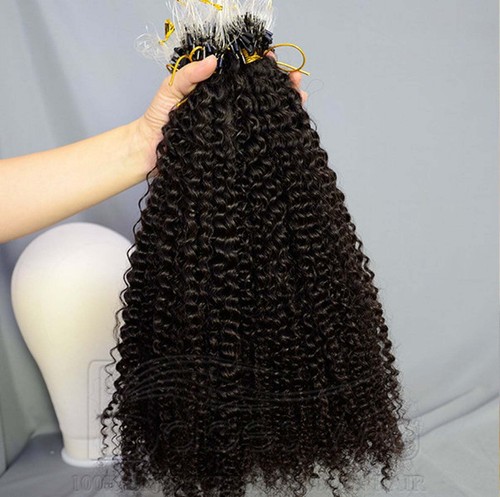 Long kinky curly micro - kinky,