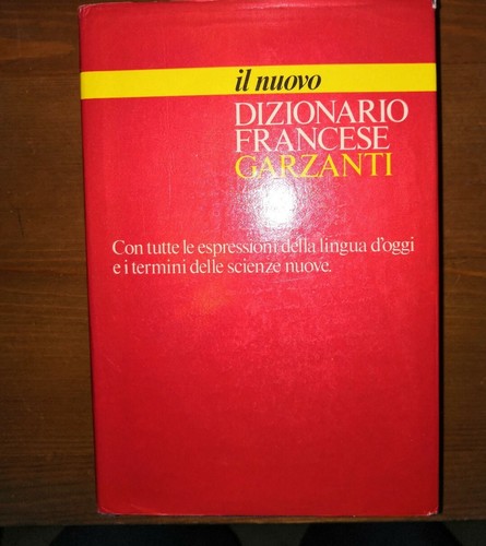 Dizionario francese garzanti - francese,