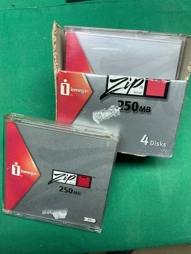 Iomega zip 250mb dischi - x4,