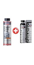 KIT ADDITIVO LIQUI MOLY ENGINE FLUSH + CERATEC PULIZIA OLIO MOTORE + ANTIATTRITO