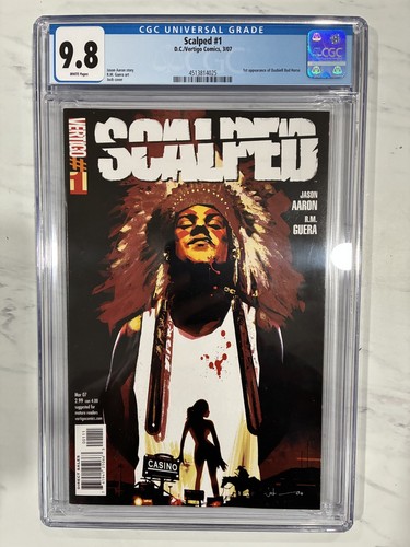 Scalped 2007 cgc - #1, nm/mt