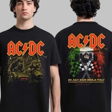 Maglietta AC/DC PWR Up Tour Imola Italia All'Autodromo Internazionale Luglio 2025