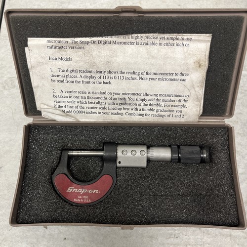 Micrometro vintage scatto - micrometro,