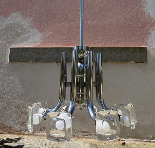 Lampadario modernariato anni - lampadario,