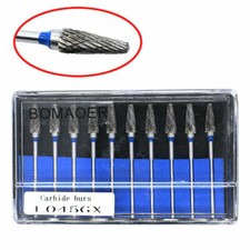 NUOVO 10 PEZZI Laboratorio odontotecnico carburo di tungsteno fresa fresa trapano HP gambo L045GX