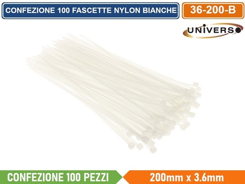 Confe 100 pezzi fascette - pezzi,