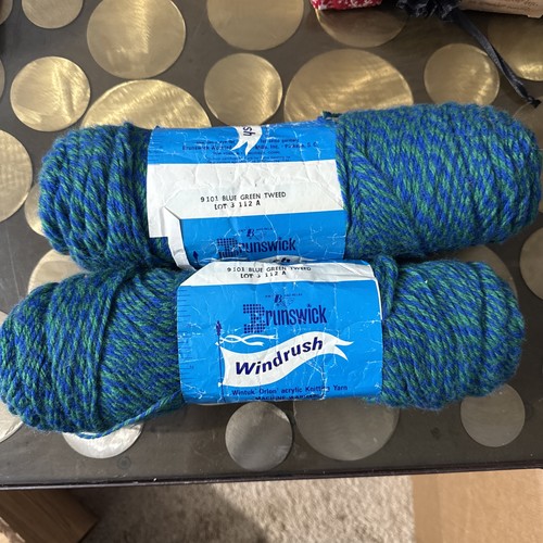 Vtg 2 skeins brunswick - vtg,