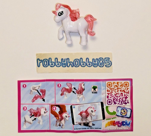 Vc005 unicorno bianco rosa - bianco, e