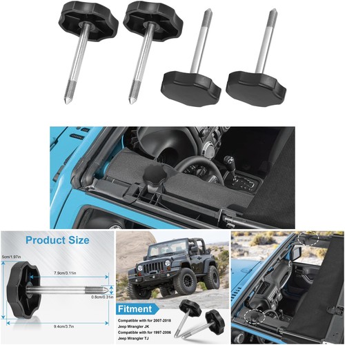 4pcs soft top door - 4pcs,