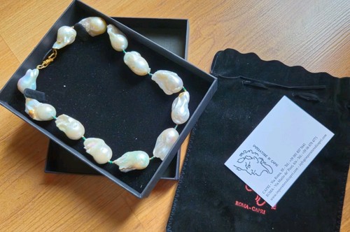 Collana perle barocche giganti
