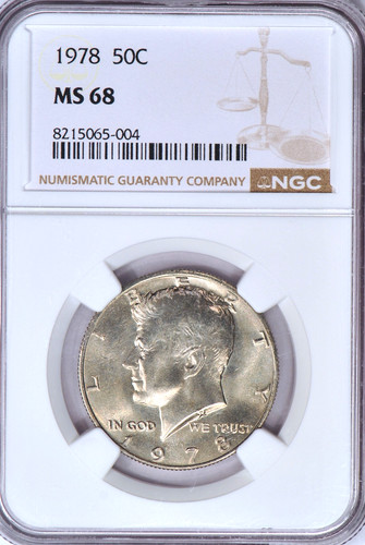 Mezzo dollaro kennedy 1978 ngc - mezzo,