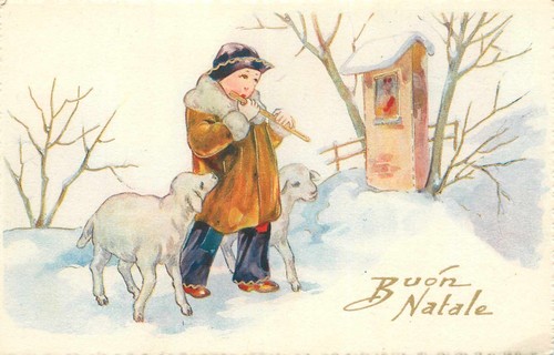 Cartolina buon natale - cartolina,