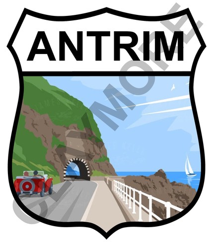 Antrim irlanda adesivo auto - irlanda,