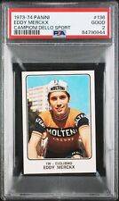 1973 PANINI CAMPIONI DELLO SPORT 136 EDDY MERCKX PSA 2