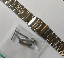 Seiko 20mm Oyster Bracciale Acciaio Inox Cinturino Orologio Per Orologio Seiko