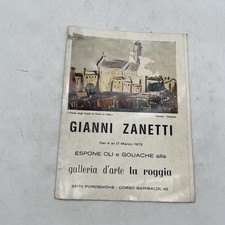 GIANNI ZANETTI ESPONE OLI e