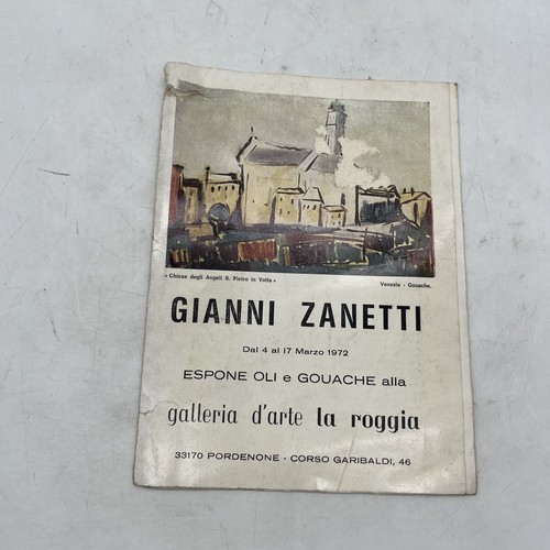 Gianni zanetti espone oli - gianni, e