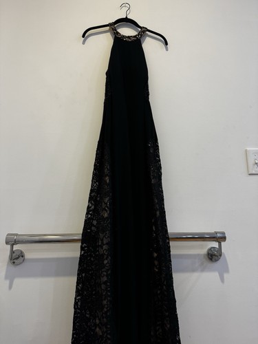 Maxi abito morgan co - co, nero