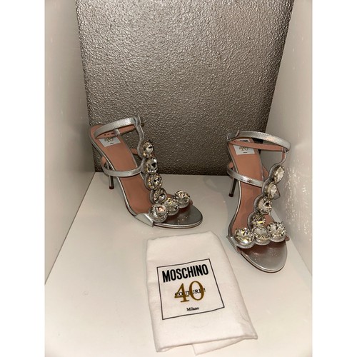 Sandali con tacco moschino - con,