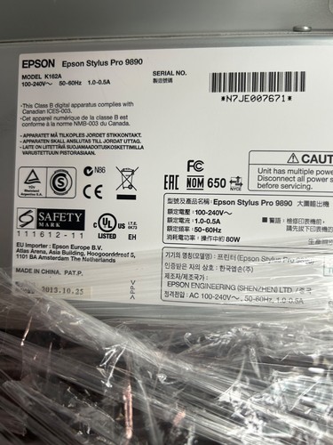 Epson stylus pro - 9890, large