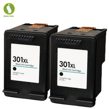 2 Cartucce di inchiostro nero 301 XL compatibili con HP Deskjet 1010 1050 3050A