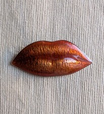 Sonia Rykiel Spilla Vintage Bocca/Labbra