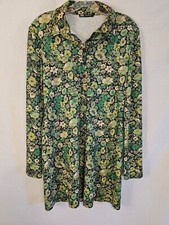 Abito Zara verde stile anni