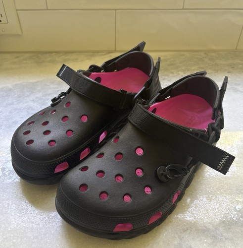 Post malone crocs nero rosa - crocs, nero/rosa