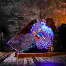 Lampada in resina Goku vs