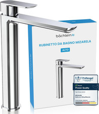 Rubinetto Da Bagno Mizarela Alto Dal Design Classico, Miscelatore Monocomando pe